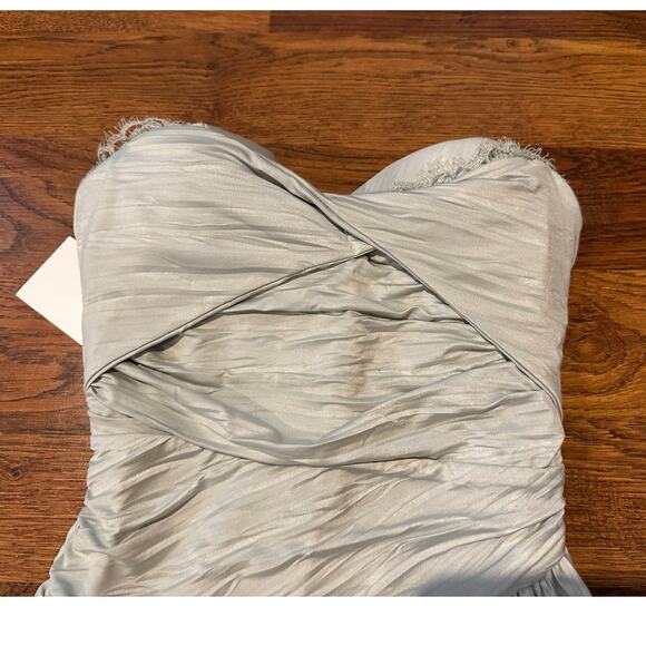 Jluxlabel Women’s Roe Drape Strapless Maxi Dress Light Green Size Small NWT - Picture 5 of 11